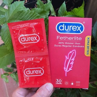 Bao cao su siêu mỏng Durex Fetherlite 30 chiếc chuẩn Úc