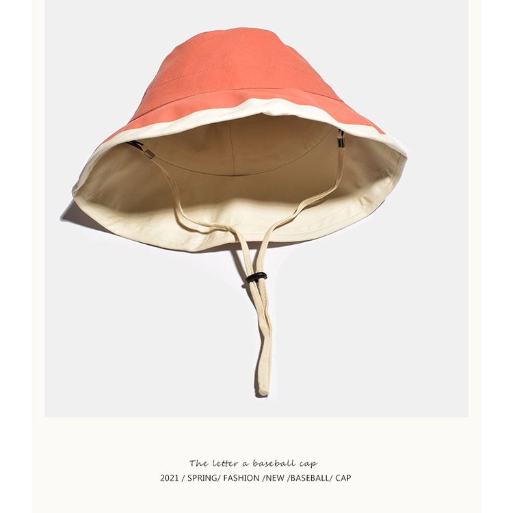 Nón Bucket Vành Rộng Chống Nắng/ Tia UV Phong Cách Hàn Quốc Thời Trang Mùa Hè Dễ Phối Đồ Cho Nữ