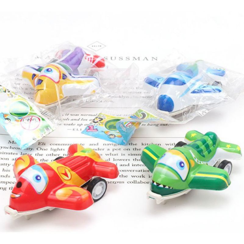 Đồ chơi Ôtô/Máy Bay/Hình Thú Mini Bánh Chạy lùi lấy đà quán tính