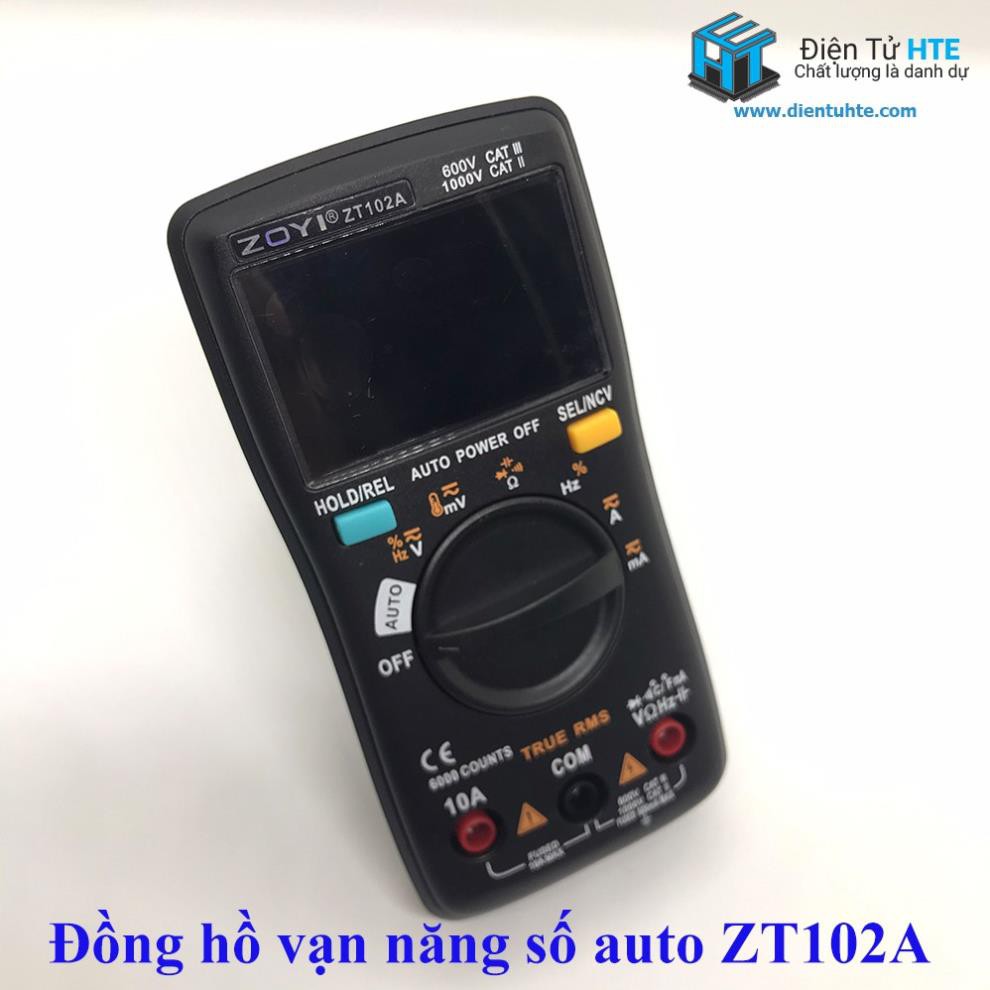 Đồng hồ vạn năng số tự động ZOYI ZT102A 2019 chính hãng
