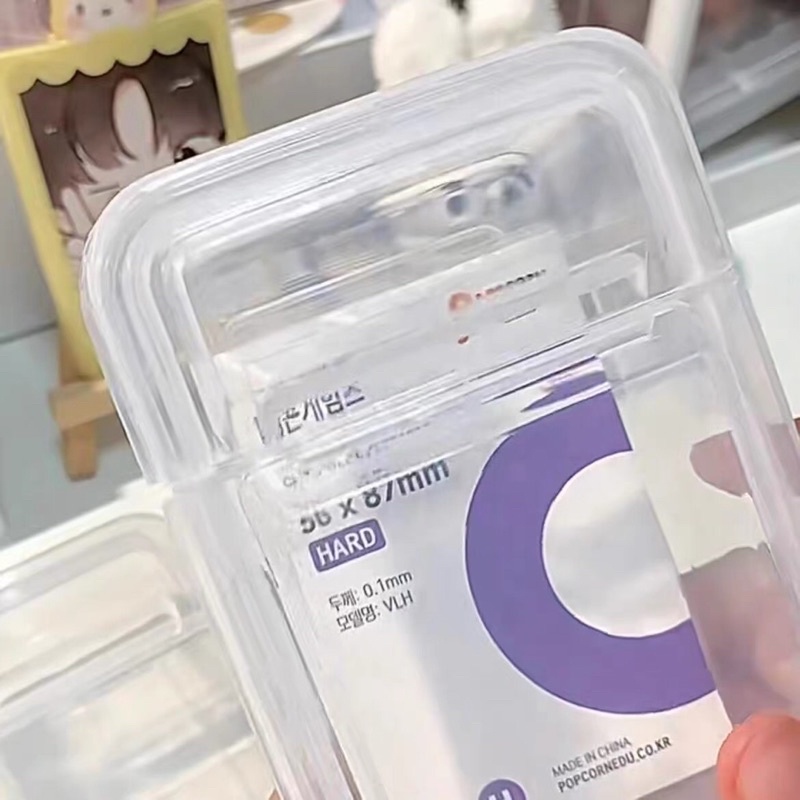 Hộp nhựa lắp đôi tự decor _đựng sleeves