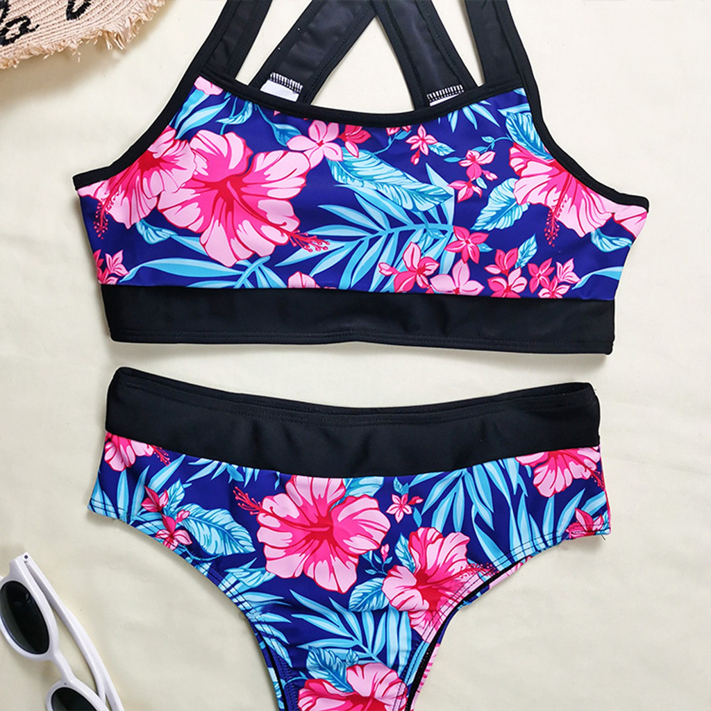 Bikini Hở Lưng In Hoa Gợi Cảm Dành Cho Nữ | BigBuy360 - bigbuy360.vn