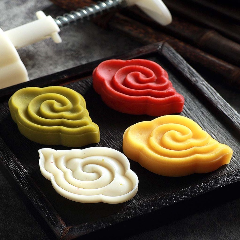Khuôn Làm Bánh Trung Thu 50g Kèm 2 Con Dấu