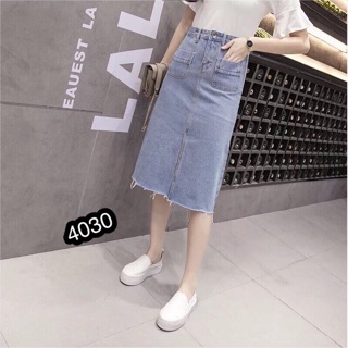 🐝[Ảnh Thật] Chân Váy Bò 4030-4031
