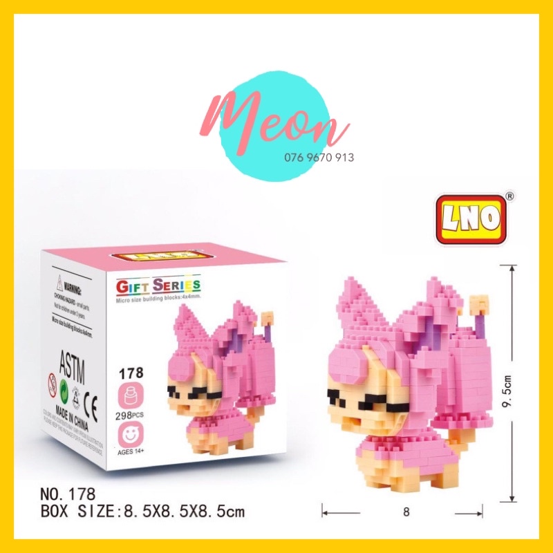 Lego xếp hình - Lickitung (pokemon) -  298 pcs