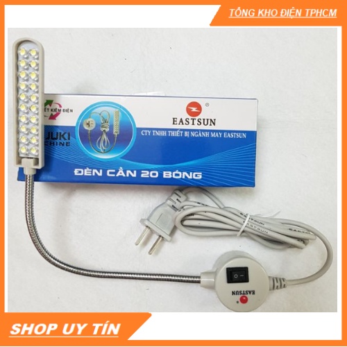 Đèn led loại tốt dùng gắn máy may để may khi thiếu ánh sáng, có 2 loại là đèn led 20bóng và 30bóng