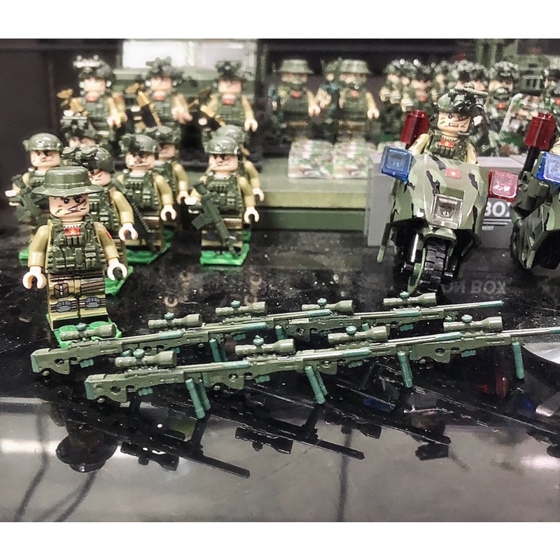 non-lego army phụ kiện moc combo 2 phụ kiện