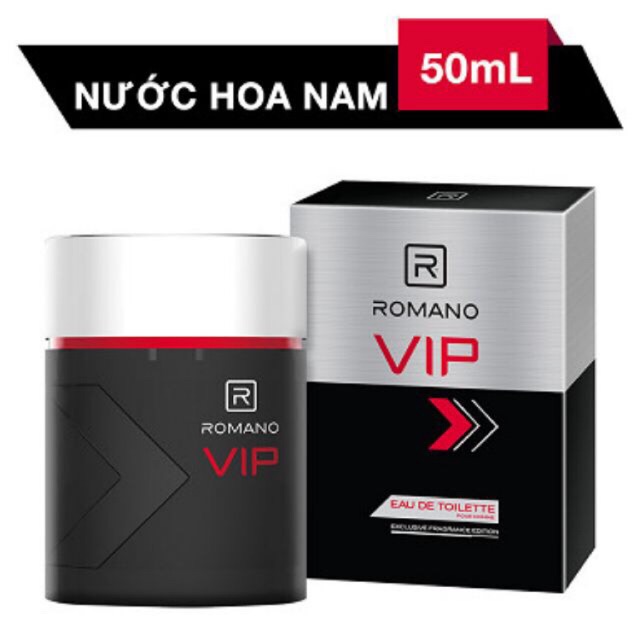 Nước hoa cao cấp Romano Vip 50ml(giá bao bì 280k)