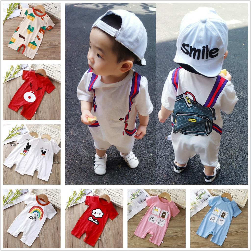 Áo liền quần thời trang mùa hè dành cho trẻ nhỏ mới sinh