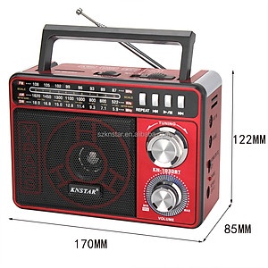 ĐÀI FM Knstar Chất Lượng Tốt Am Fm Sw Đa Chức Năng Radio Với USB/Khe Cắm SD KN-1030 BT