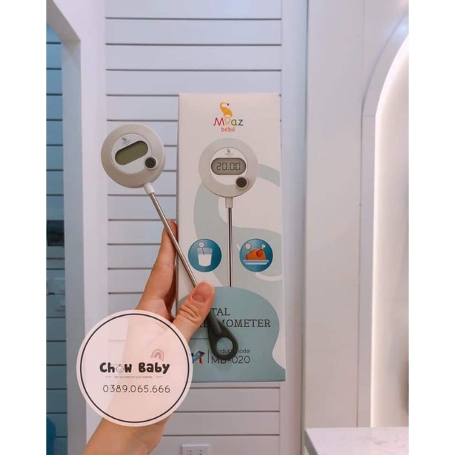Nhiệt kế đo sữa Moazbebe