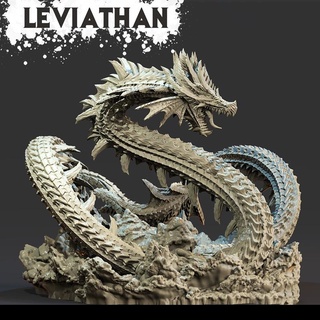 Mô hình leviathan bằng chất liệu nhựa resin - cao 18 cm