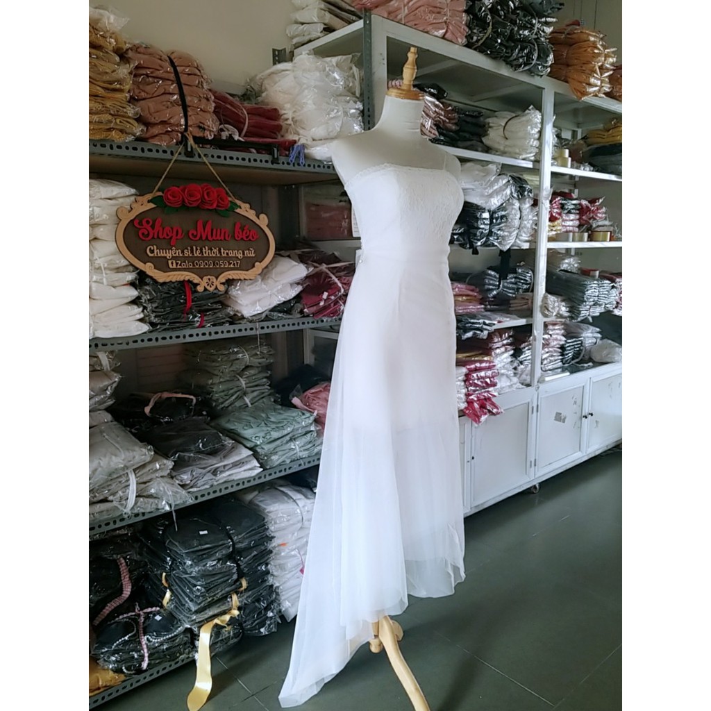 [VIDEO+HÌNH THẬT] Đầm Wedding Dress Kèm Châm Áo Chất liệu Ren phối lưới Cực Đẹp | BigBuy360 - bigbuy360.vn