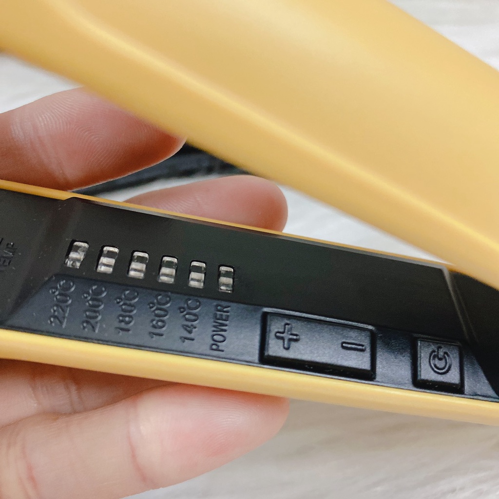 Máy Là Kẹp Duỗi Tóc Màu Vàng May Young MY-516B