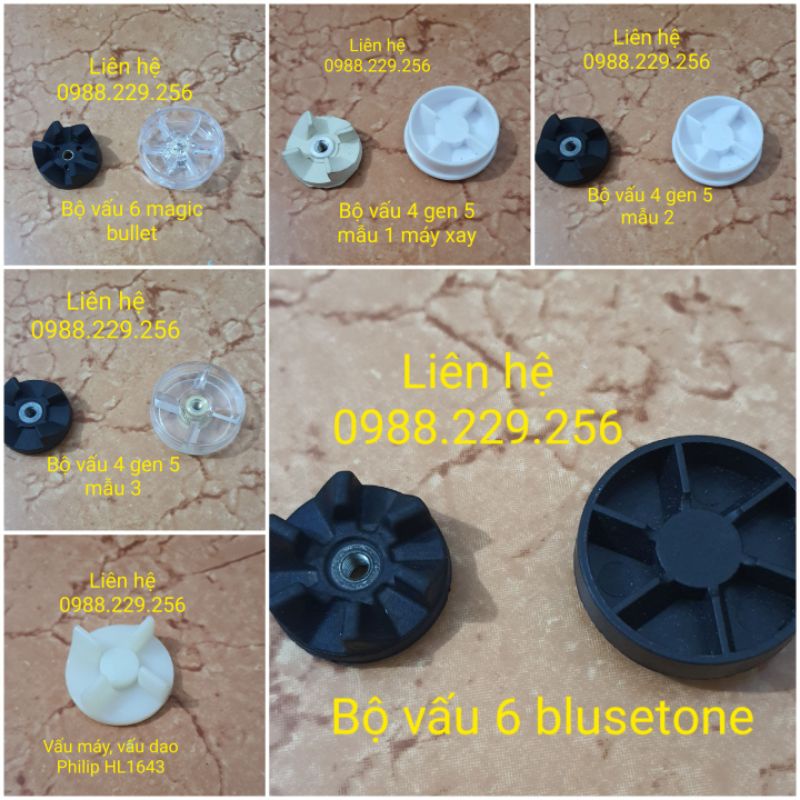 Bộ vấu máy, vấu dao máy xay magic, sunhouse, bluestone, happy cook