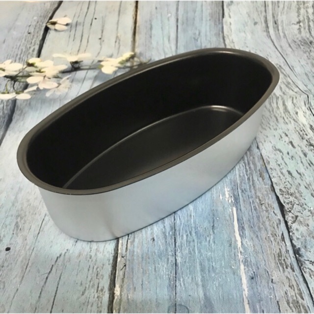 Khuôn Đúc Hình Oval / Khuôn Bầu Dục Chống Dính Làm Bánh Mì Hoa Cúc D08 Kích Thước 21*11*5.5cm