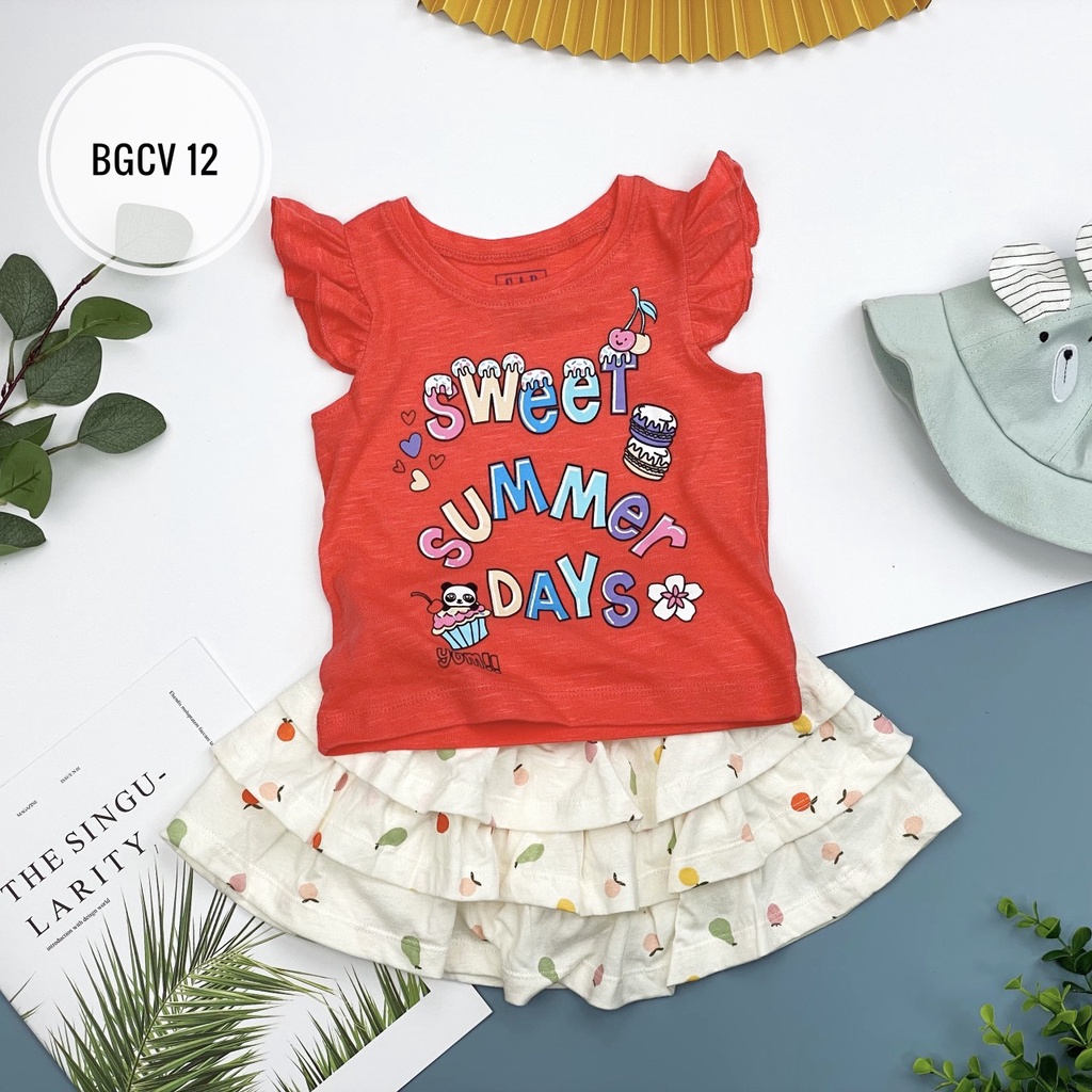 Bộ set chân váy + áo cánh tiên (8 - 22kg)