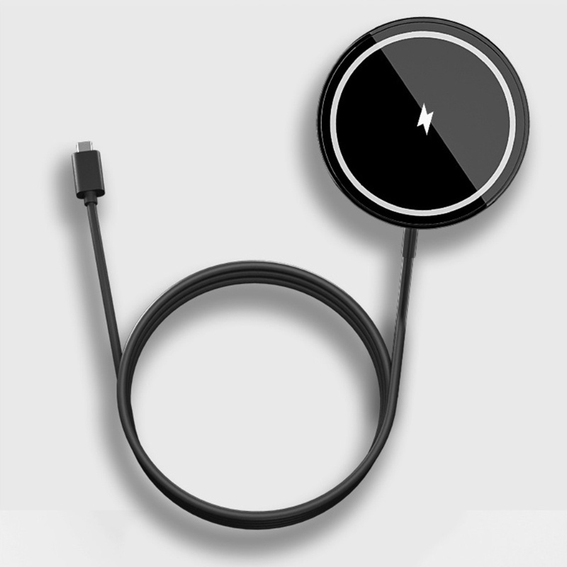 Đế Sạc Nhanh Không Dây 15 Màu Trắng / Đen Cho Điện Thoại Di Động / Đồng Hồ Etc. Bộ Chuyển Đổi Nguồn Điện