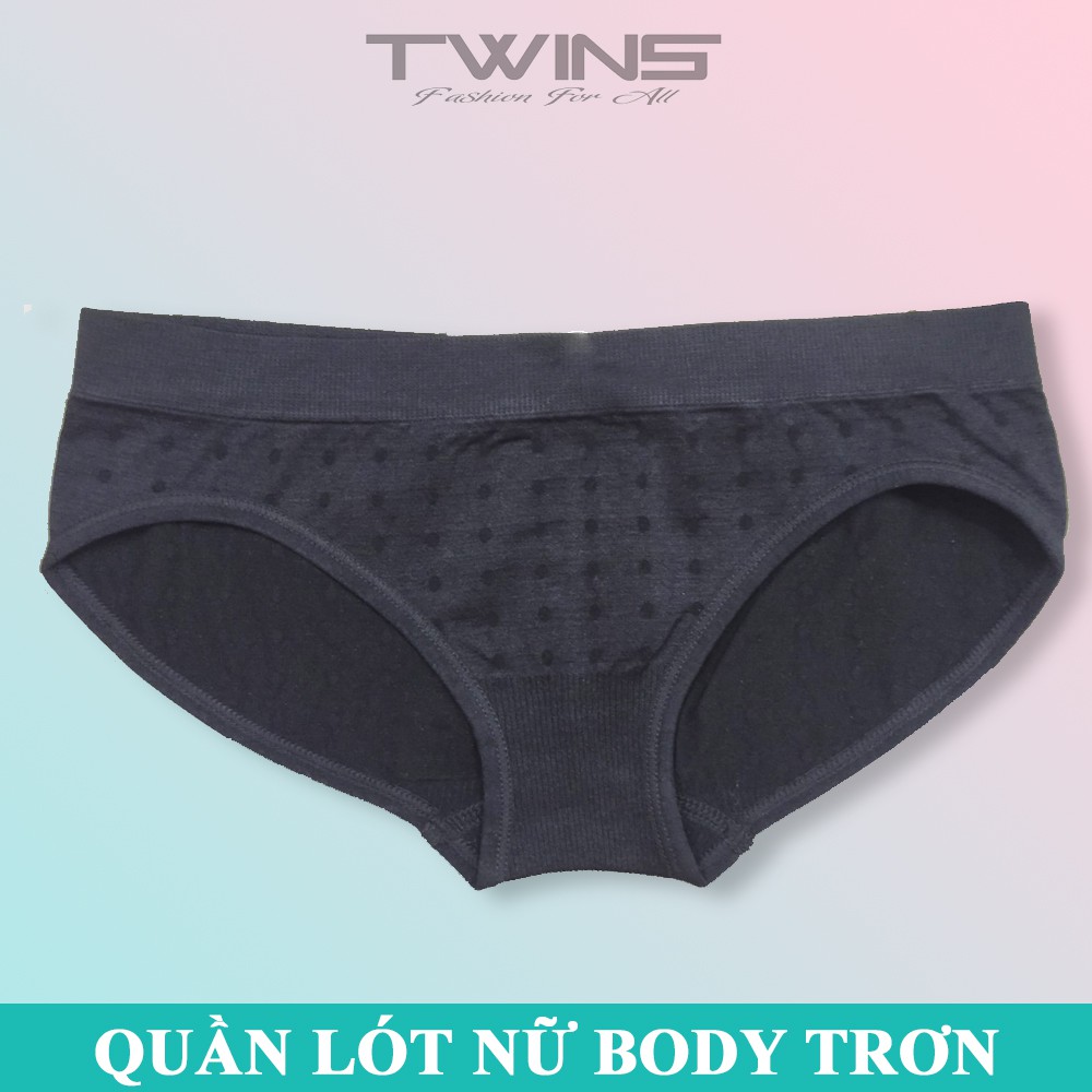 Quần lót nữ dệt kim cao cấp cạp thấp màu trơn phom mini ôm mông co giãn mềm mịn thoáng mát size dưới 60kg