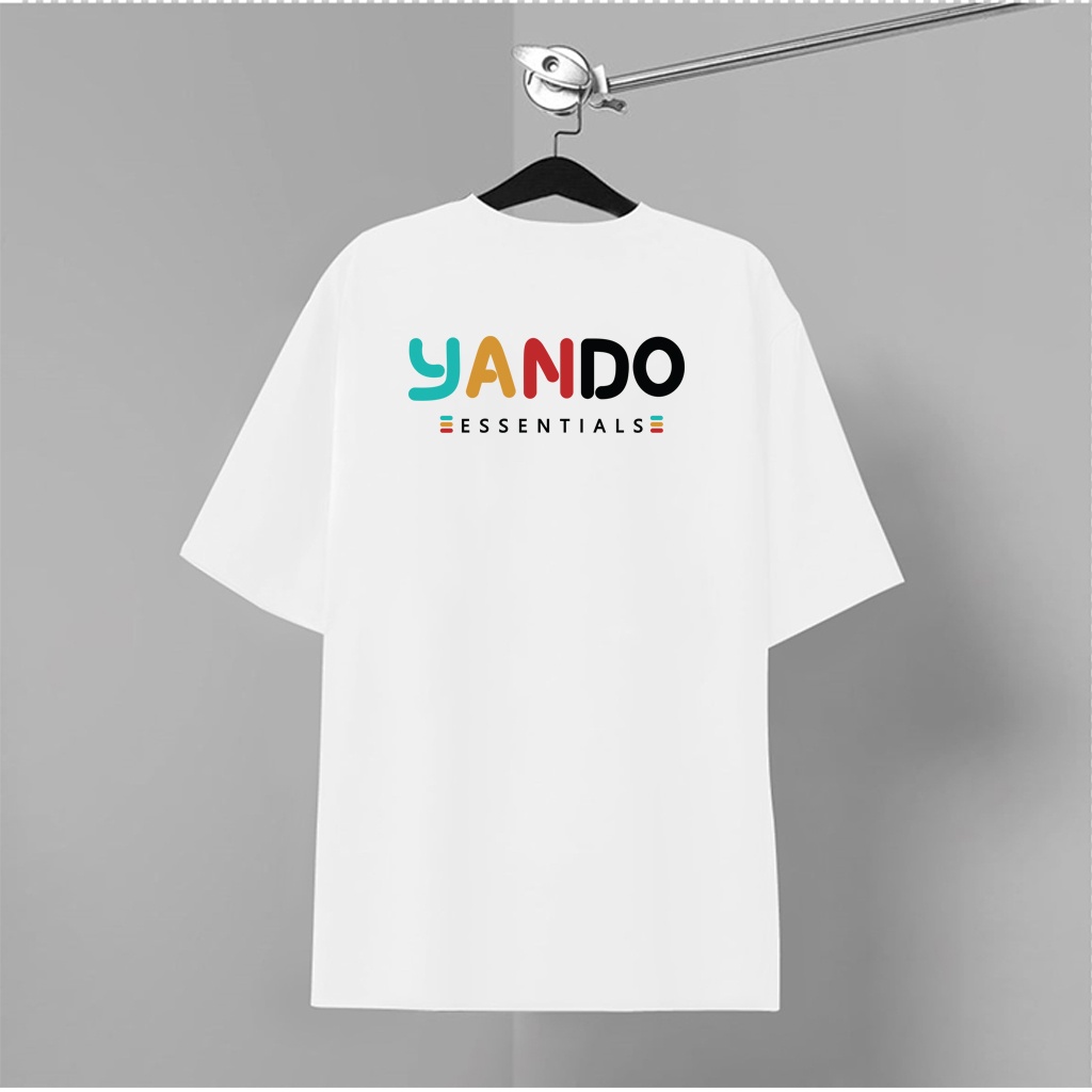 Áo Thun Tay Lỡ Nam Nữ Form Rộng YANDO OUTFITS AWN001 Cotton 2 Chiều