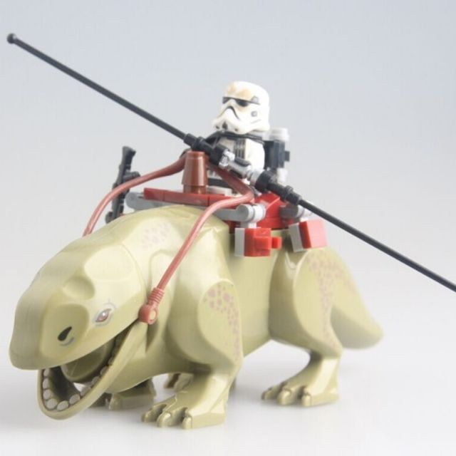 Đồ chơi lắp ráp ghép hình thông minh lego pogo dewback starwars chiến tranh giữa các vì sao