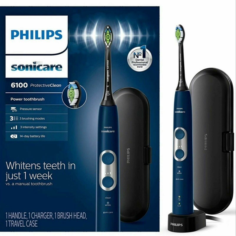 Philips Sonicare 6100 - Bàn chải răng chạy điện Philip ProtectiveClean Sonicare 6100