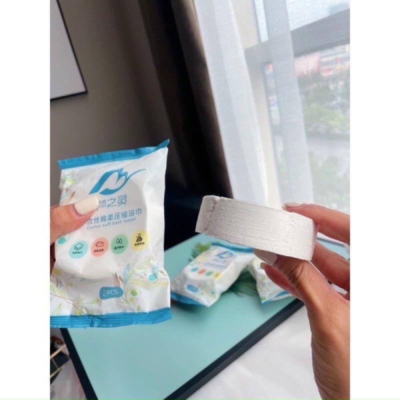 Khăn Tắm Nén Du Lịch Siêu Tiện Lợi Bảo Vệ Sức Khoẻ