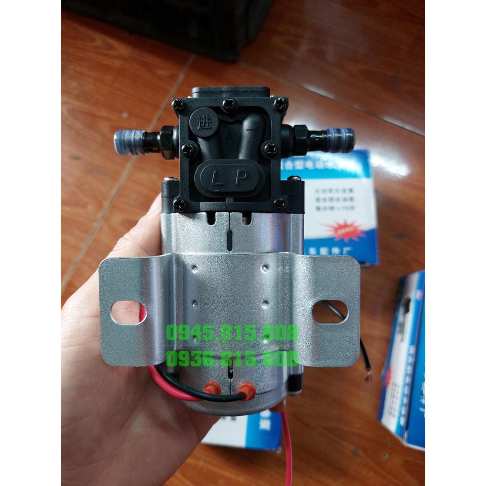 Bơm nước tưới lốp ô tô. Mô tơ bơm nước 12v/24v