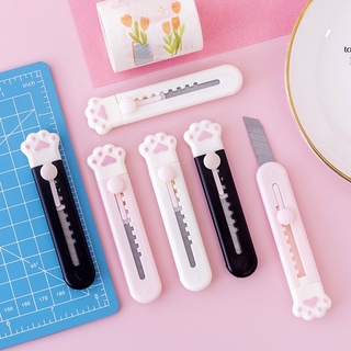 Dao Rọc Giấy Chân Mèo Mini Dễ Thương