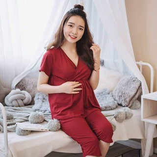 Bộ đồ bầu kết hợp sau sinh