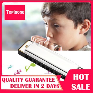Kèn Harmonica 10 lỗ bằng thép không gỉ