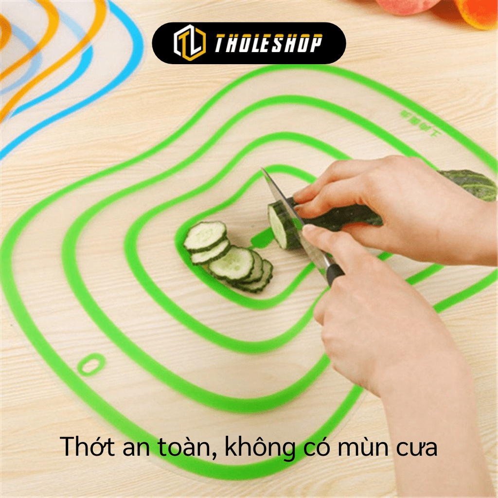 [SGD] Thớt Nhựa Dẻo - Combo 4 Thớt Kháng Khuẩn Chống Trượt Đa Năng, Độ Bền Cao, Dễ Vệ Sinh  3446