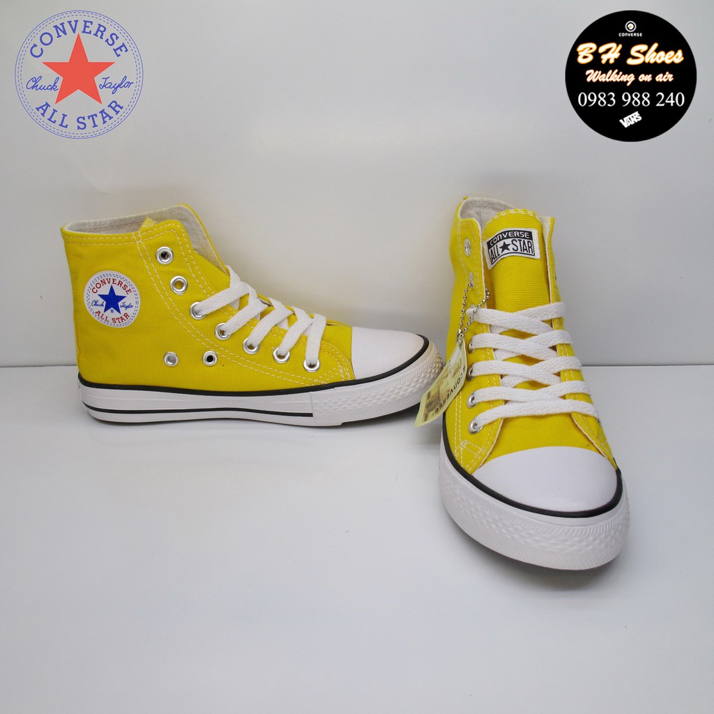 [Hộp CV] Giày Converse classic trẻ em cổ cao cổ điển vải canvas cao cấp đầy đủ tem, tag, tặng kèm hộp hãng.