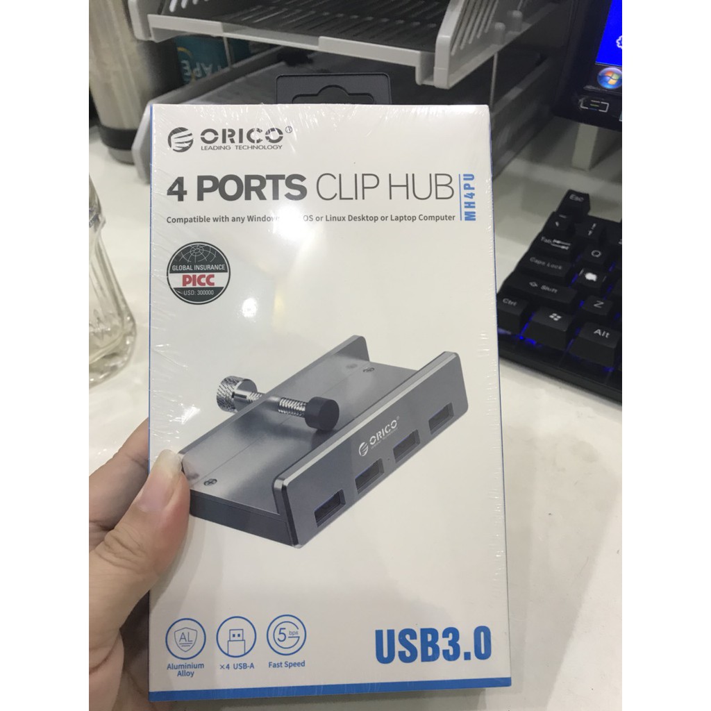 Bộ chia cổng USB Hub 4 ports USB 3.0 Orico MH4PU - Bảo hành chính hãng 12 tháng