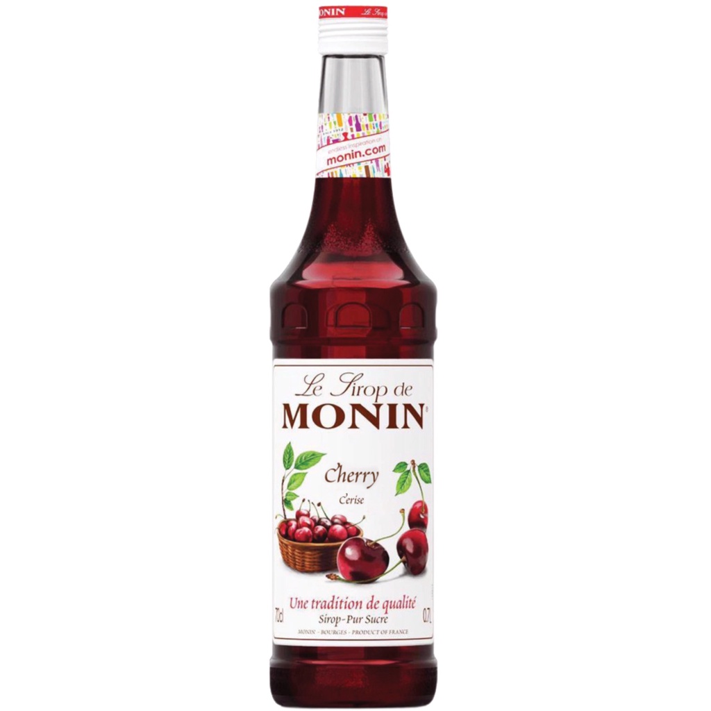 Siro Monin anh đào (cherry) chai 700ml. Hàng Công ty có sẵn giao ngay