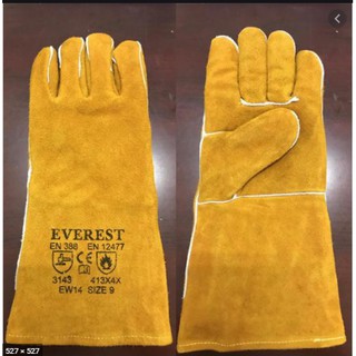 Găng tay da hàn siêu bền, chống nóng, chịu nhiệt, chống mài mòn Everest