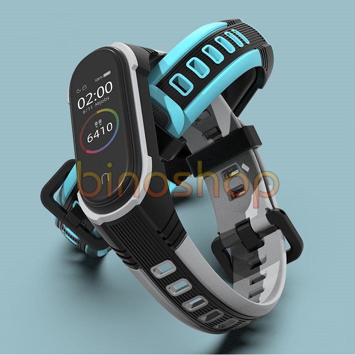 Dây đeo miband 5 PULSEIRA silicon thể thao MIJOBS, dây đeo thay thế mi band 5 silicon thể thao MIJOBS