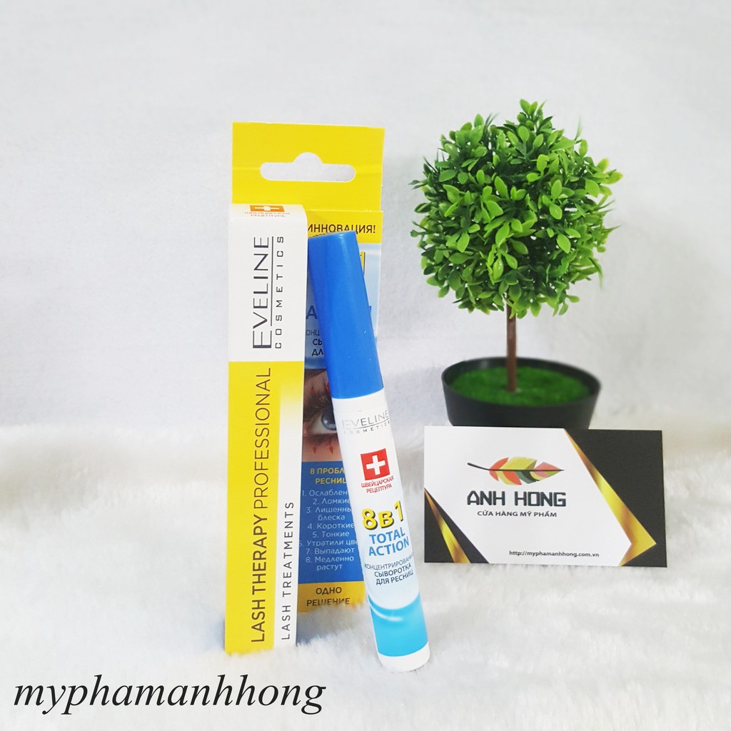 Huyết thanh dưỡng mi Eveline 8 in1 Total Action 10ml