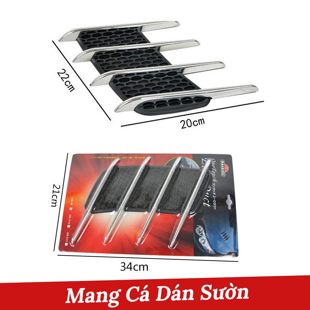 Mang Cá Ô Tô Dán Sườn Xe Ô Tô _ Trang Trí Xe Hơi