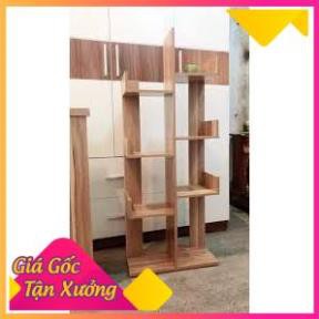 Kệ sách hình cây nhiều ngăn, kệ xương rồng gỗ công nghiệp MDF chống ẩm cao cấp