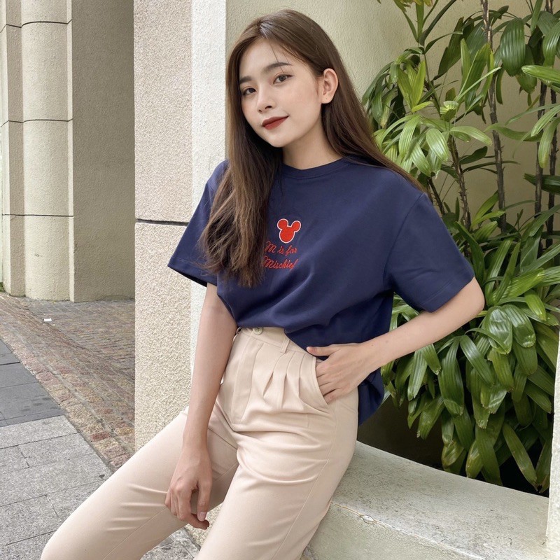 Quần dài nữ form lửng có dập ly | BigBuy360 - bigbuy360.vn