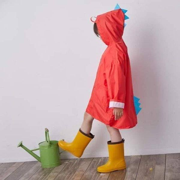 Áo Mưa Họa Tiết Khủng Long Cho Bé Từ 3 Đến 10 Tuổi