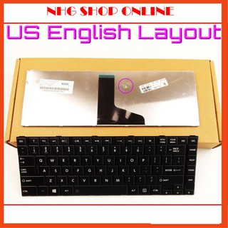 🎁 BÀN PHÍM LAPTOP TOSHIBA Satellite L800 L805 L830 L840 L845 L840D C800 C800D C840 C845 E305 M600 M640 M840 R840 (Đen)