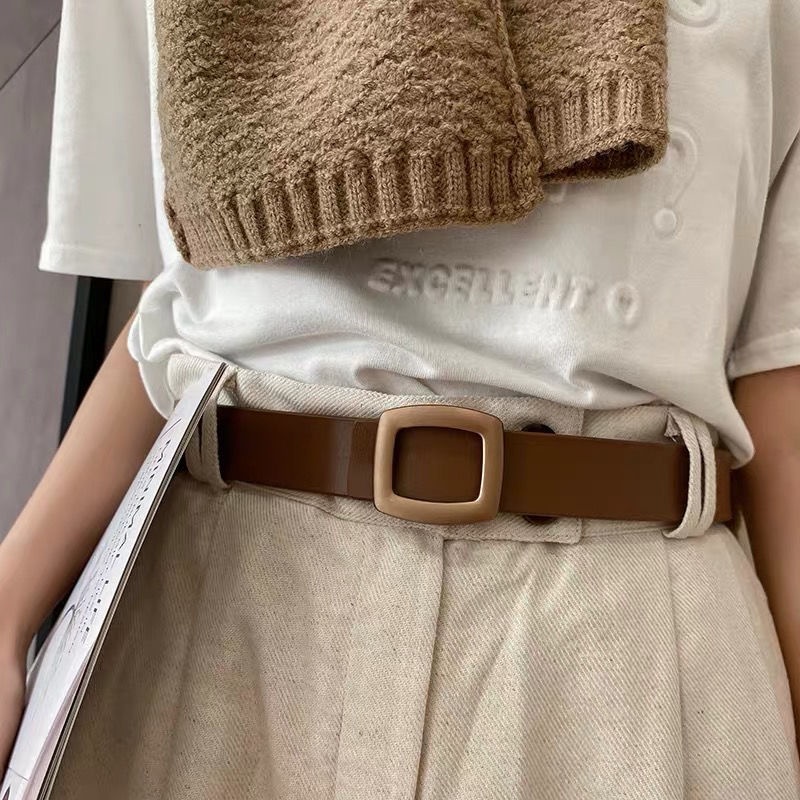 Thắt Lưng Phong Cách Retro Phương Tây Đơn Giản Hợp Thời Trang Cho Nam Và Nữ