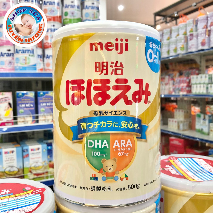 Sữa Meiji số 0 nội địa Nhật lon 800G - Chính hãng