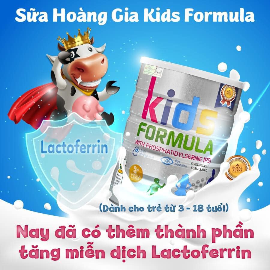 Sữa Bột Hoàng Gia Úc ROYAL AUSNZ Kids Formula Bổ Sung Dưỡng Chất Cho Trẻ Từ 3 Tuổi 900g