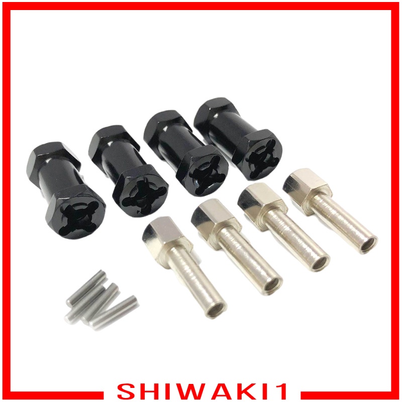 Bộ 4 Đầu Nối Dài Bánh Xe Hơi Axial Scx10 D90 Ax10 Cc01 F350 Rc 15mm