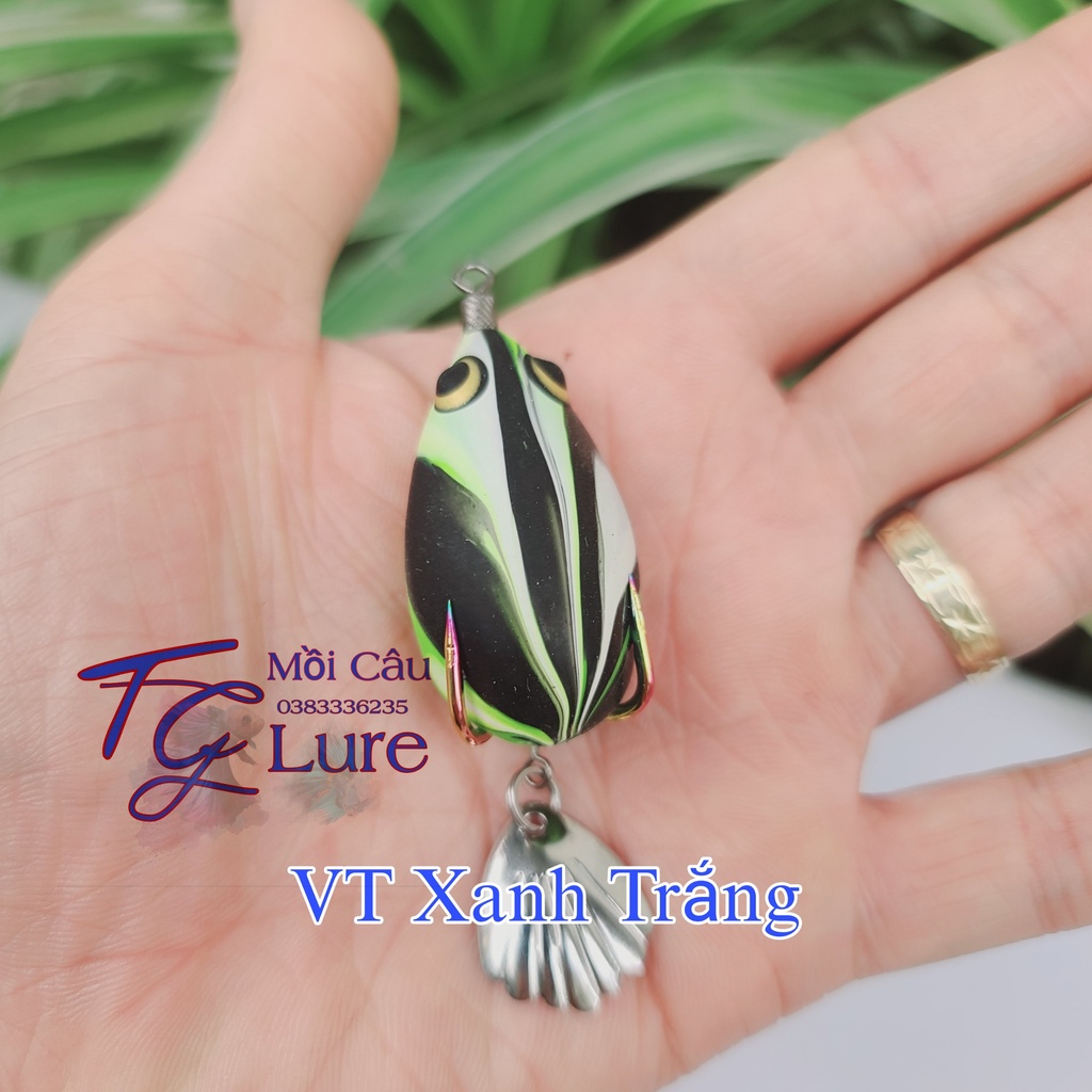 Mồi Nhái hơi VT lure lưỡi titan Chuyên lure lóc M1