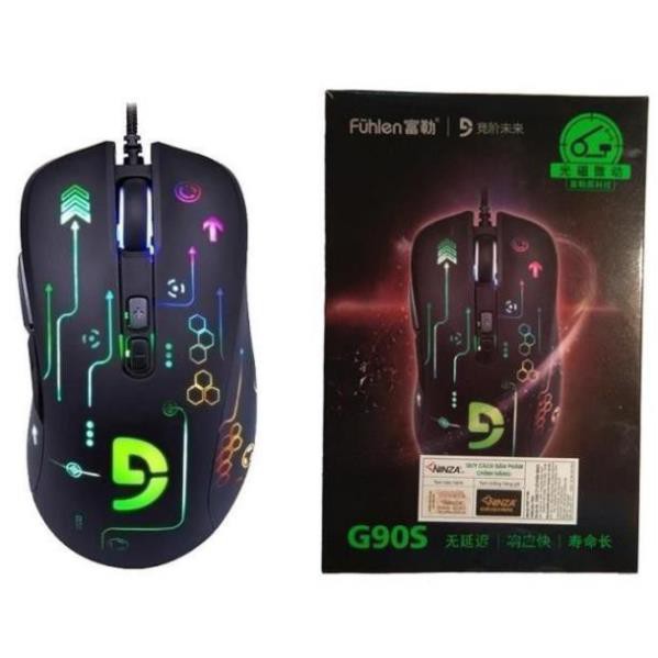 [Mã ELMS05 giảm 5% đơn 300K] Wired Mouse Gaming Fuhlen Nine Series G90S