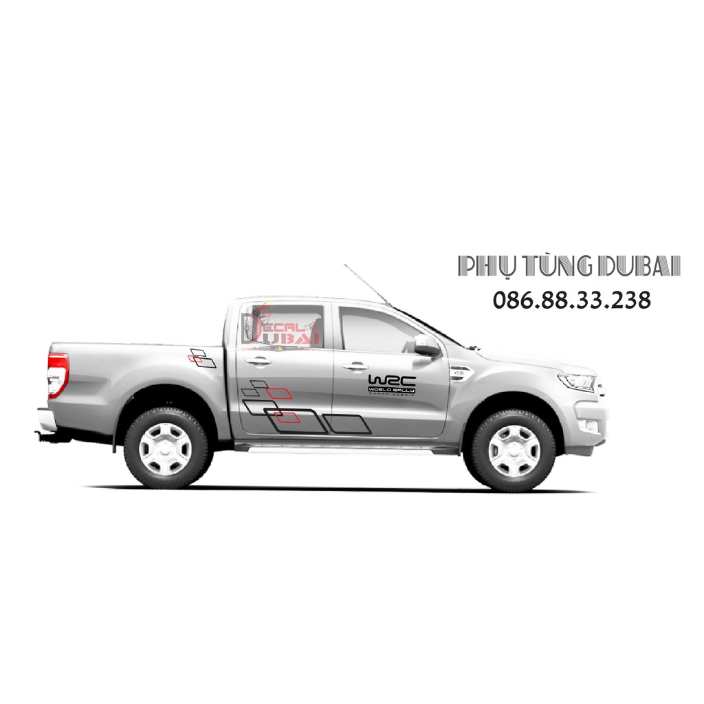 Tem dán sườn xe ford ranger